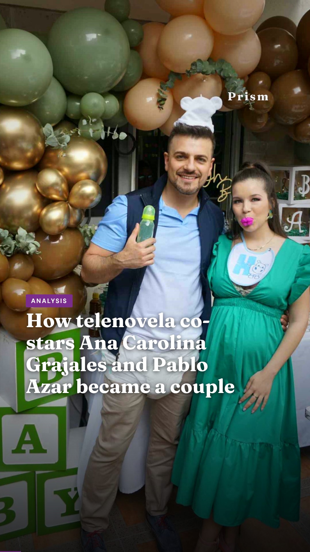 How telenovela co-stars Ana Carolina Grajales and Pablo Azar became a couple