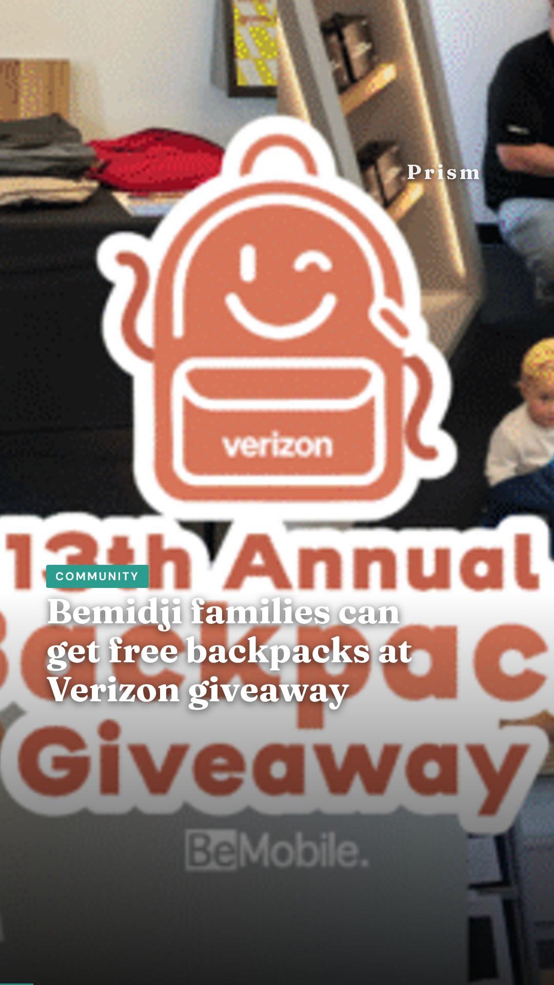 Bemidji families can get free backpacks at Verizon giveaway