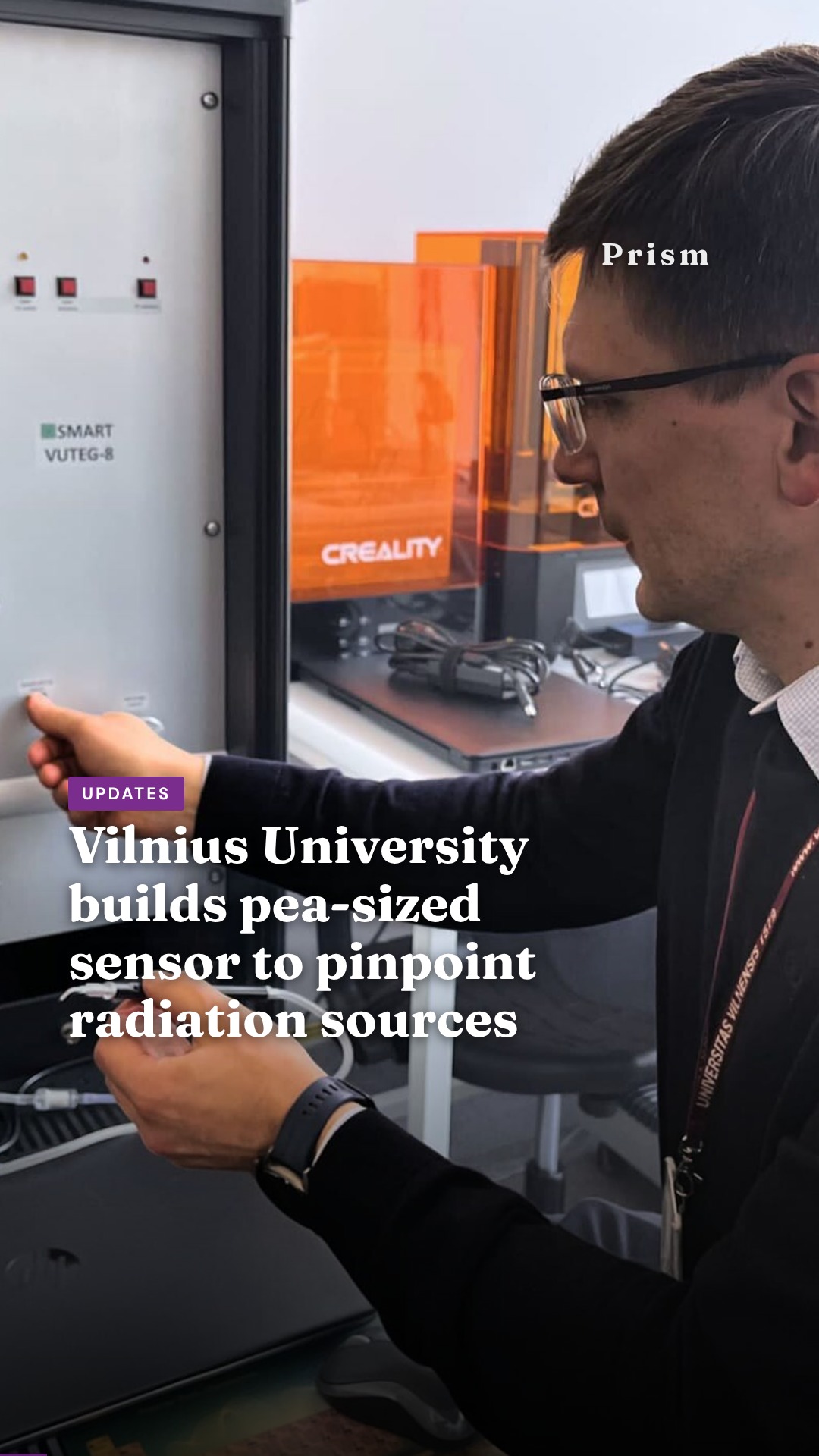 Vilnius University builds pea-sized sensor to pinpoint radiation sources
