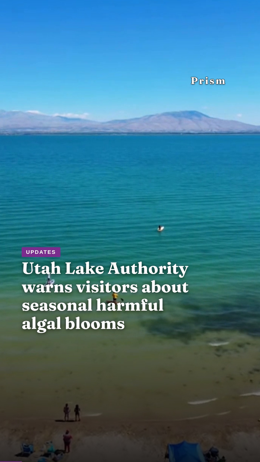 Utah Lake Authority warns visitors about seasonal harmful algal blooms