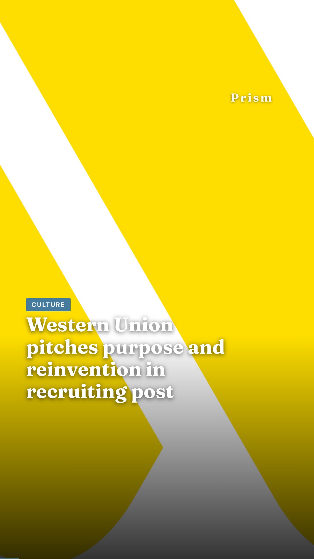 Western Union pitches purpose and reinvention in recruiting post