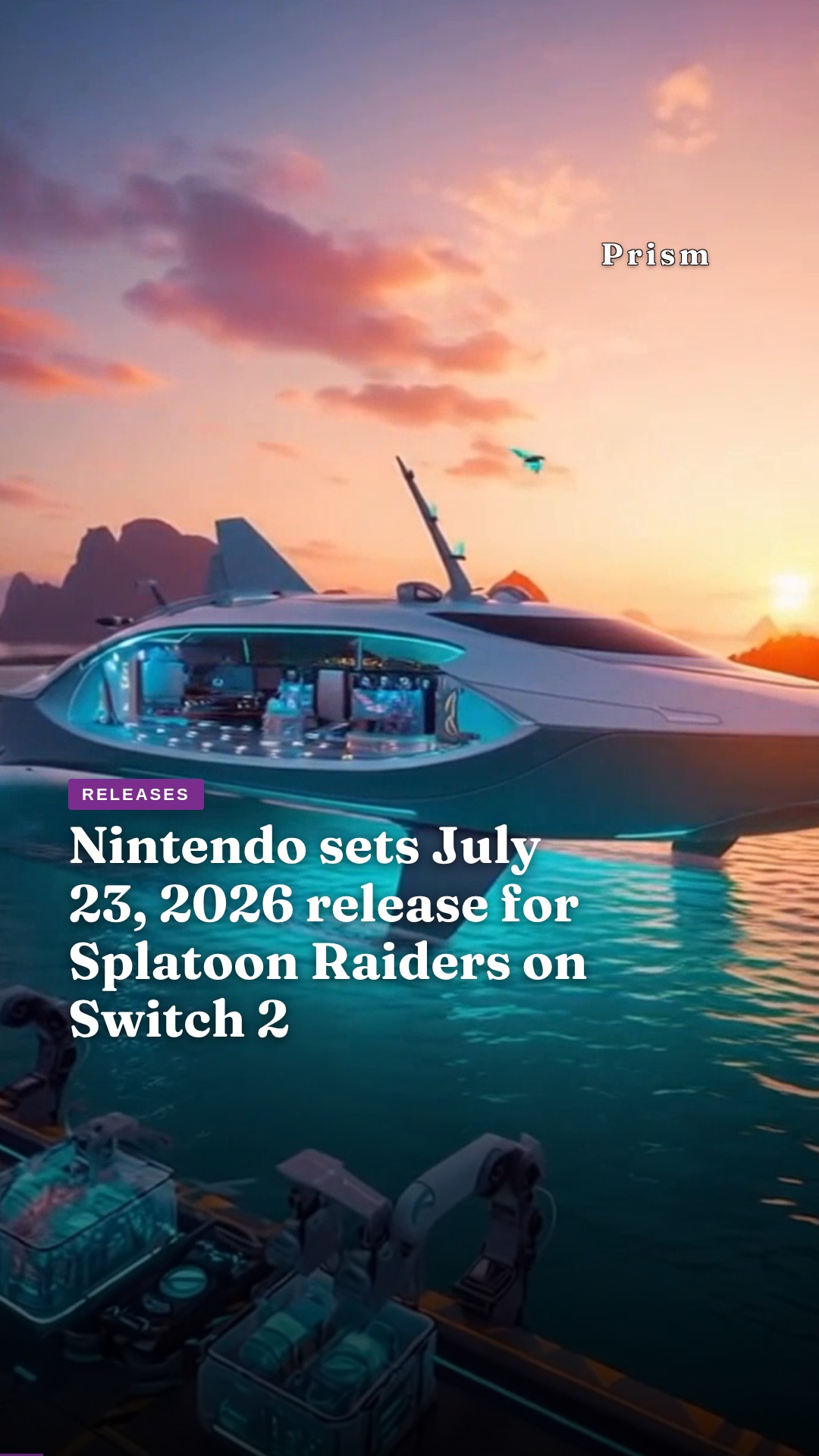 Nintendo sets July 23, 2026 release for Splatoon Raiders on Switch 2