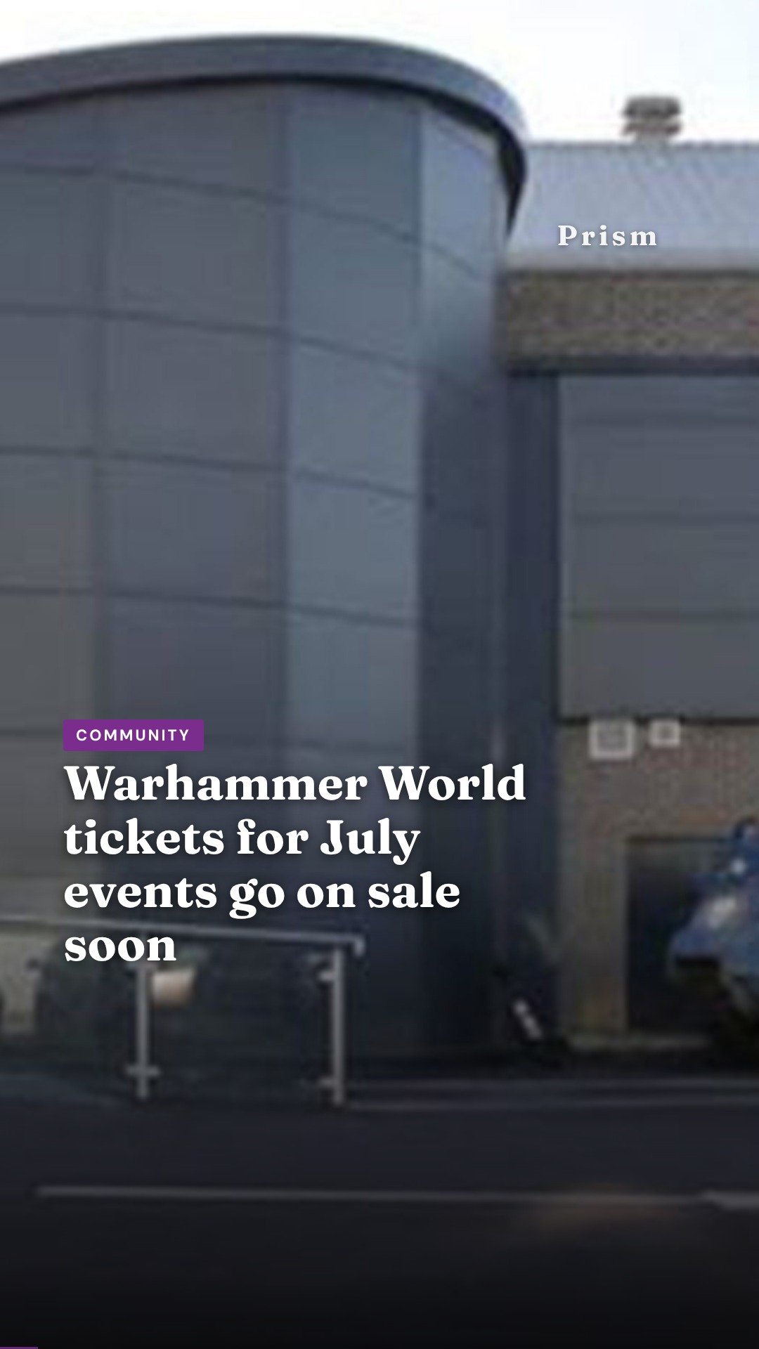 Warhammer World tickets for July events go on sale soon