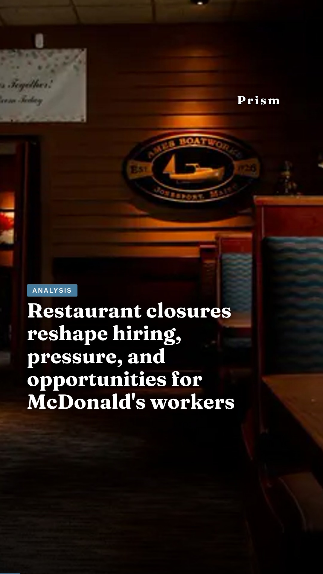 Restaurant closures reshape hiring, pressure, and opportunities for McDonald's workers