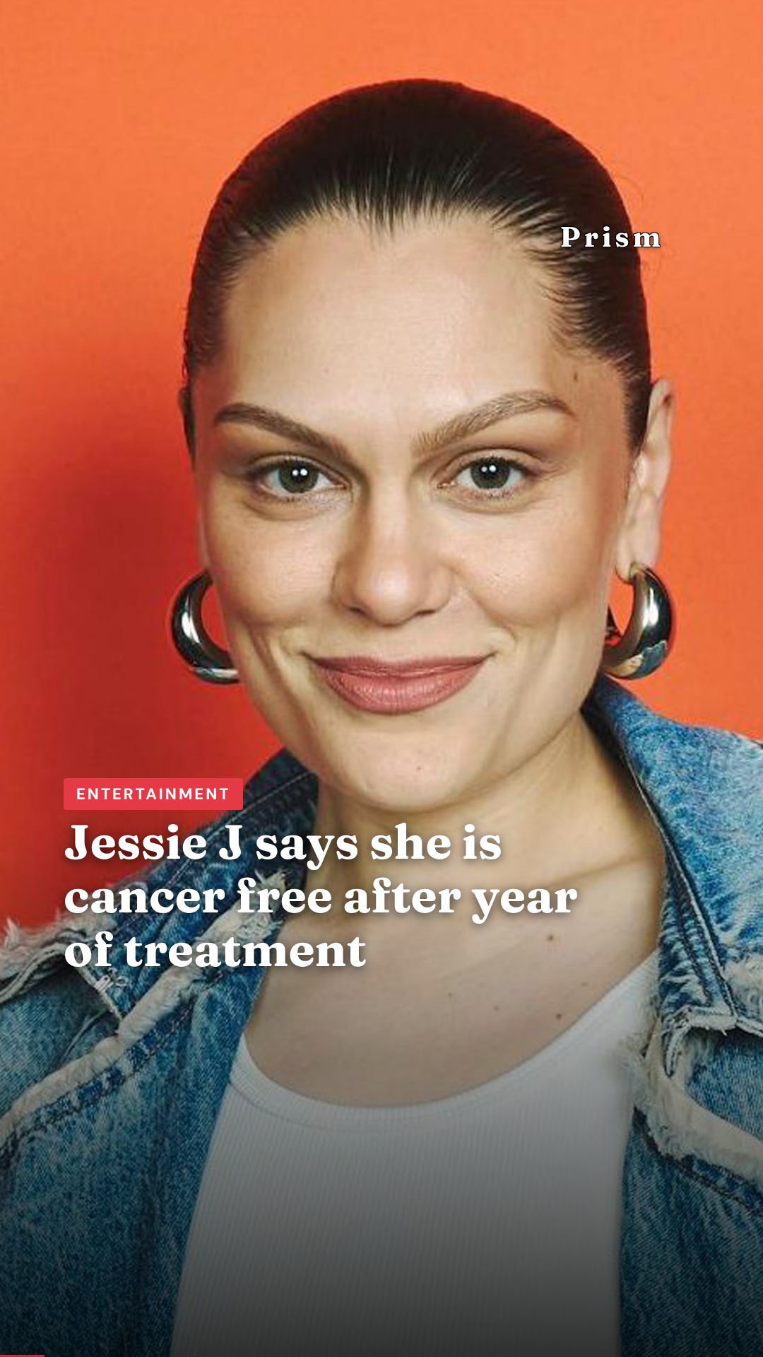 Jessie J says she is cancer free after year of treatment