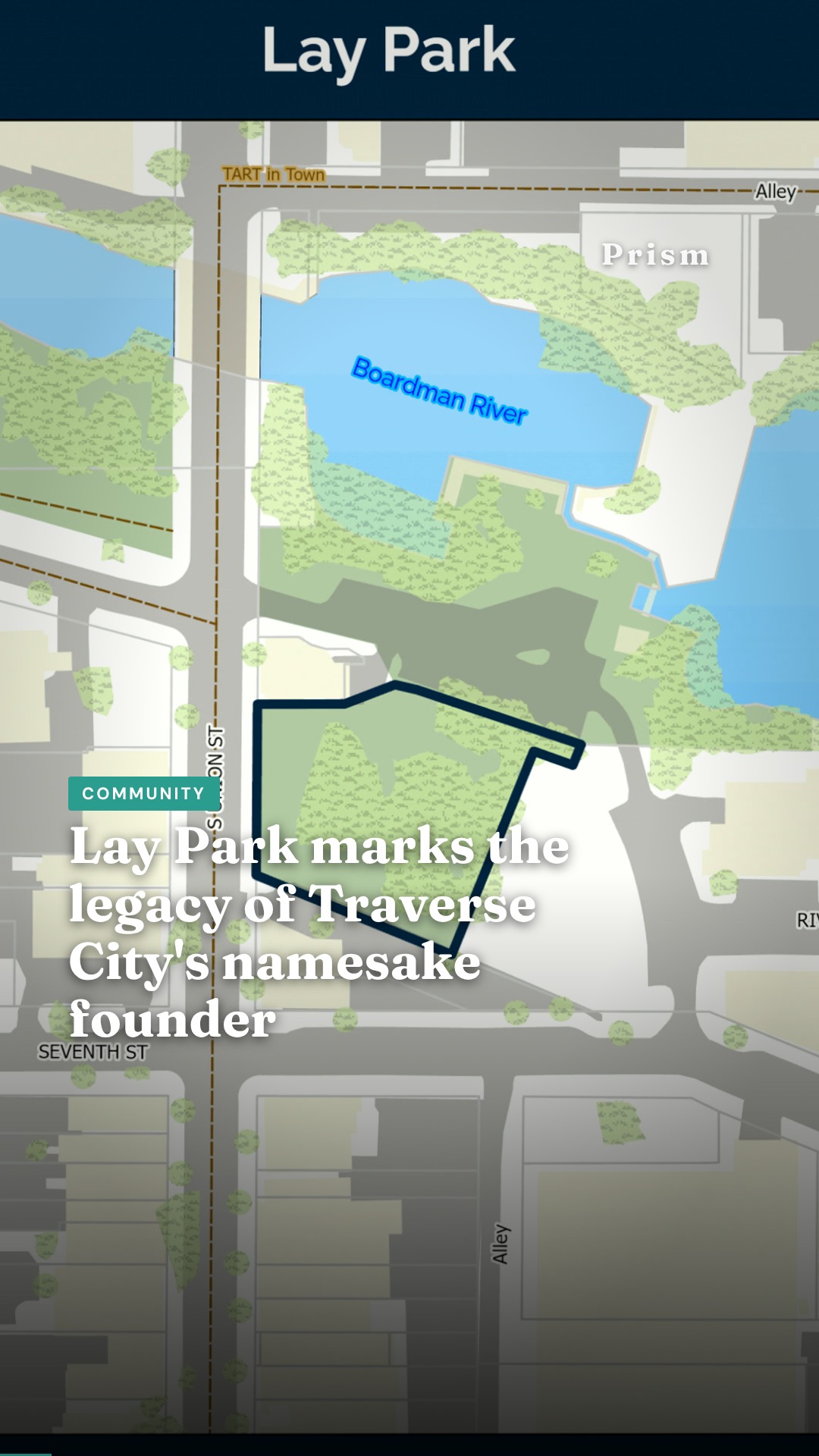 Lay Park marks the legacy of Traverse City's namesake founder