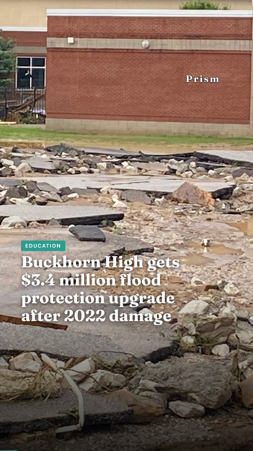 Buckhorn High gets $3.4 million flood protection upgrade after 2022 damage