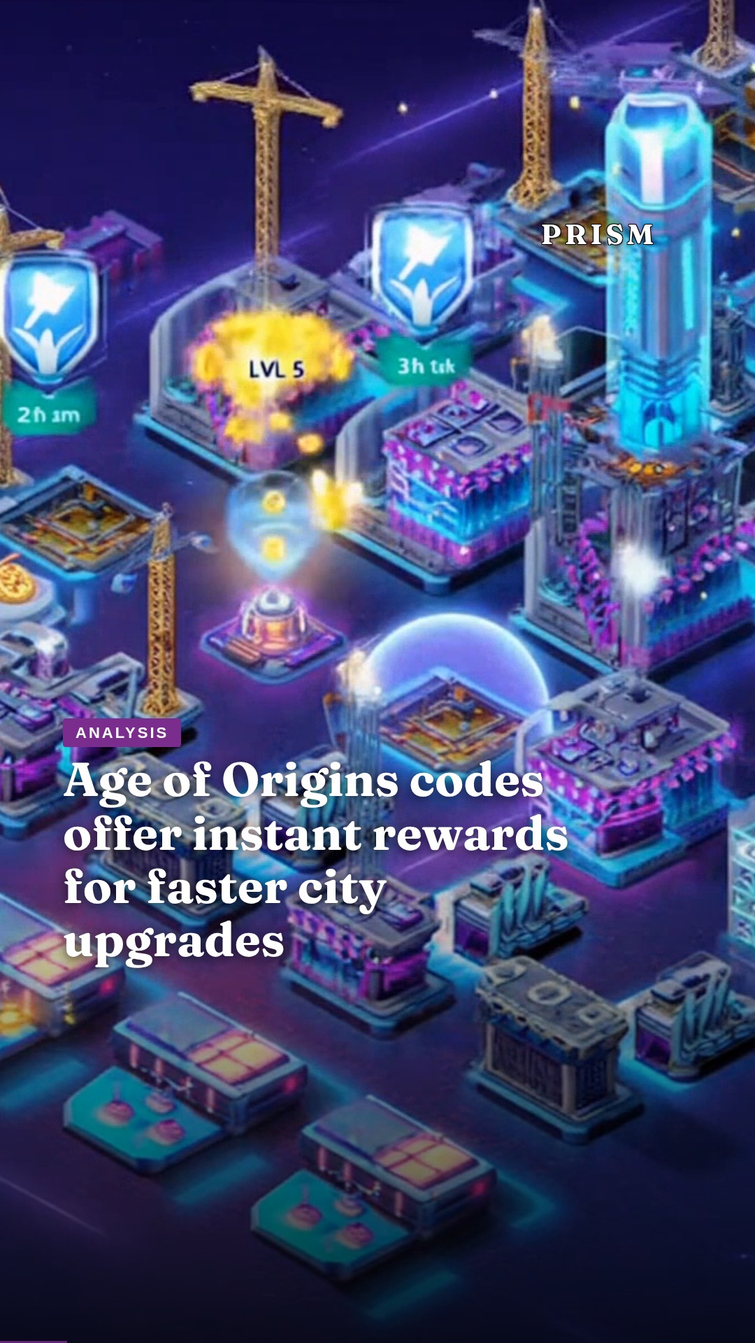 Age of Origins codes offer instant rewards for faster city upgrades