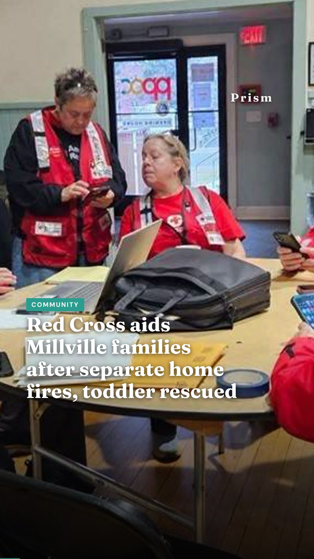 Red Cross aids Millville families after separate home fires, toddler rescued