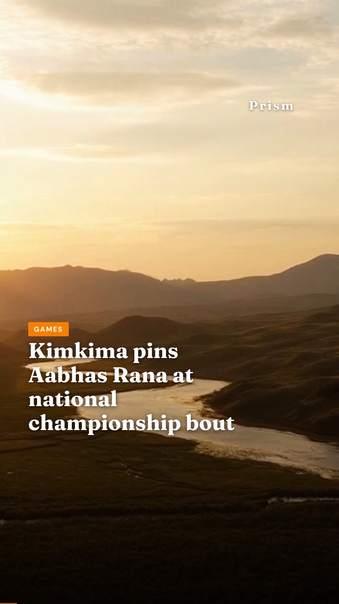Kimkima pins Aabhas Rana at national championship bout
