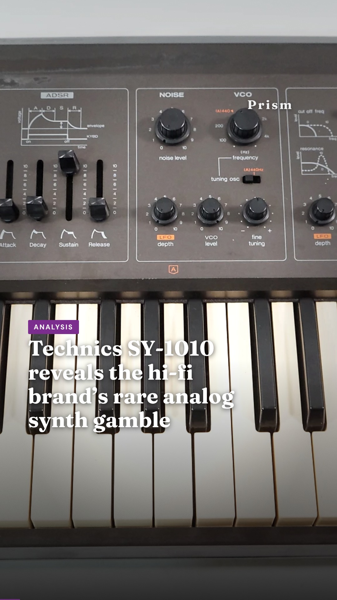 Technics SY-1010 reveals the hi-fi brand’s rare analog synth gamble