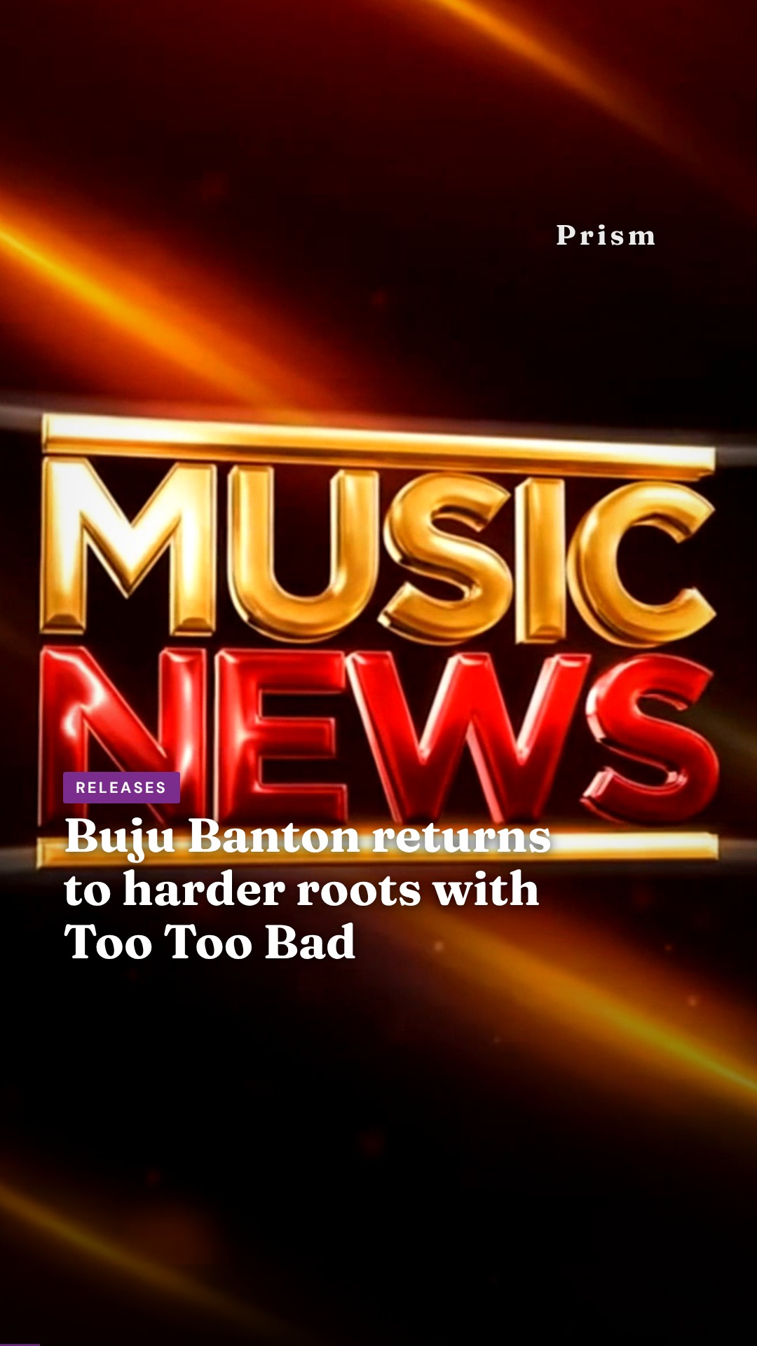 Buju Banton returns to harder roots with Too Too Bad