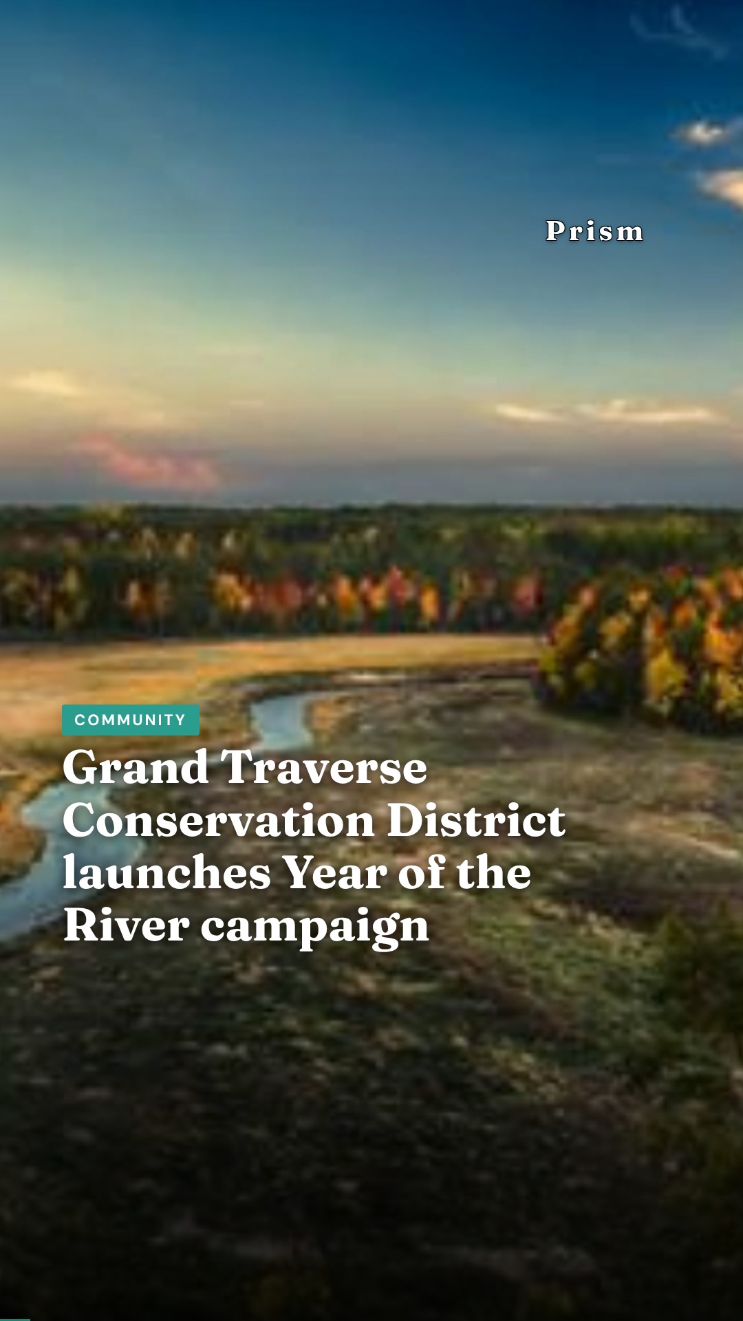 Grand Traverse Conservation District launches Year of the River campaign