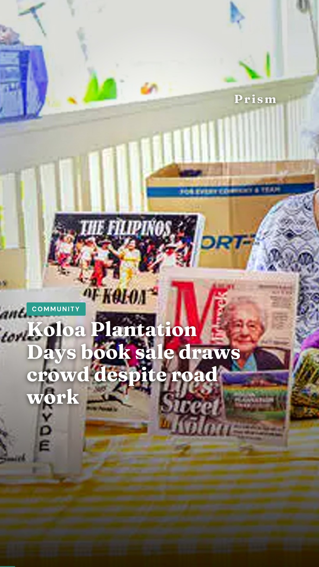 Koloa Plantation Days book sale draws crowd despite road work