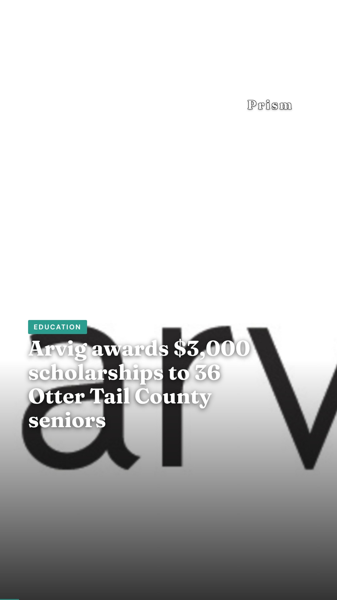 Arvig awards $3,000 scholarships to 36 Otter Tail County seniors