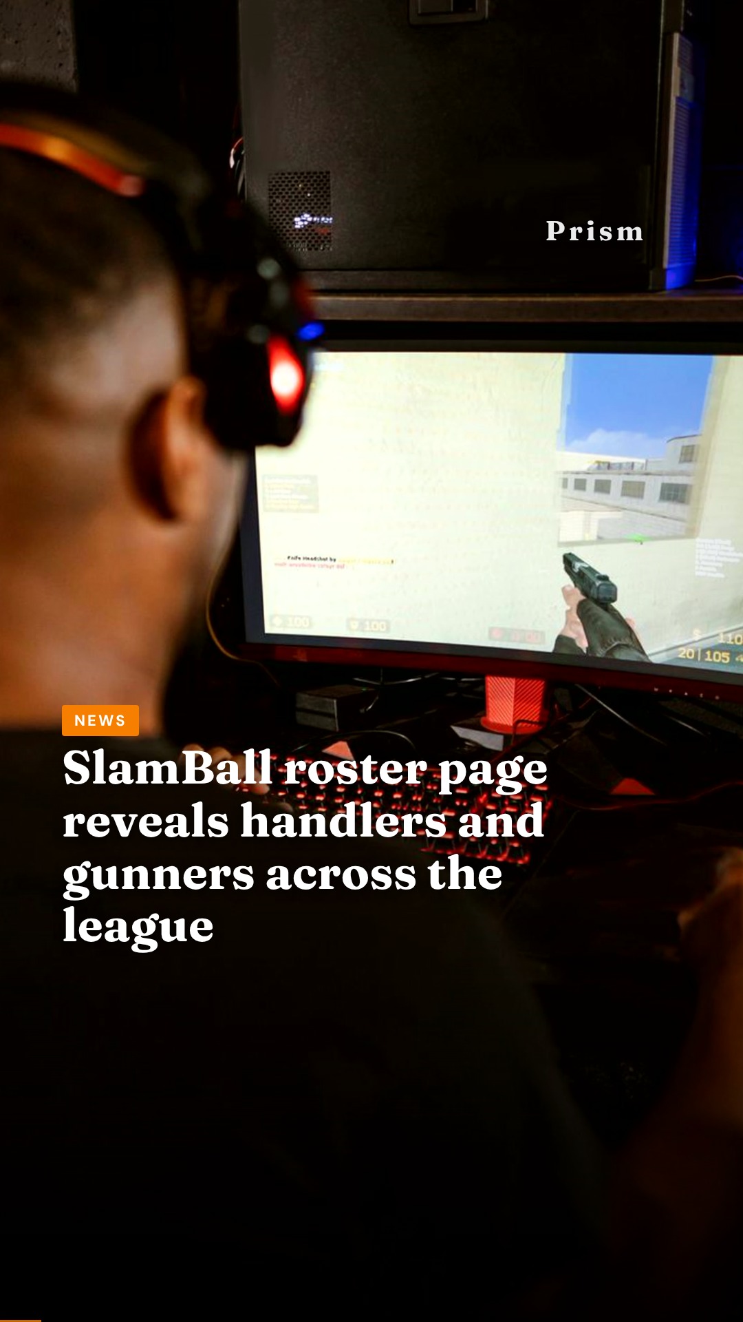 SlamBall roster page reveals handlers and gunners across the league