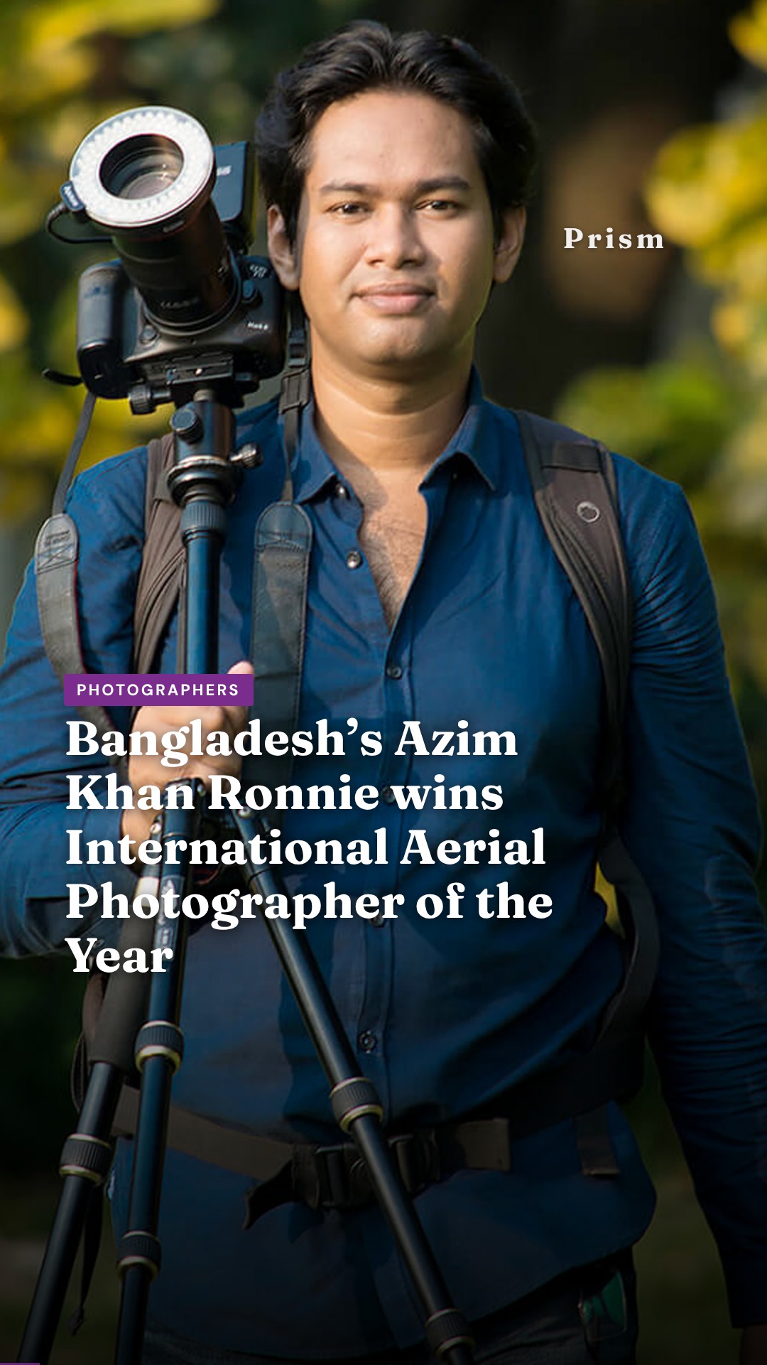 Bangladesh’s Azim Khan Ronnie wins International Aerial Photographer of the Year