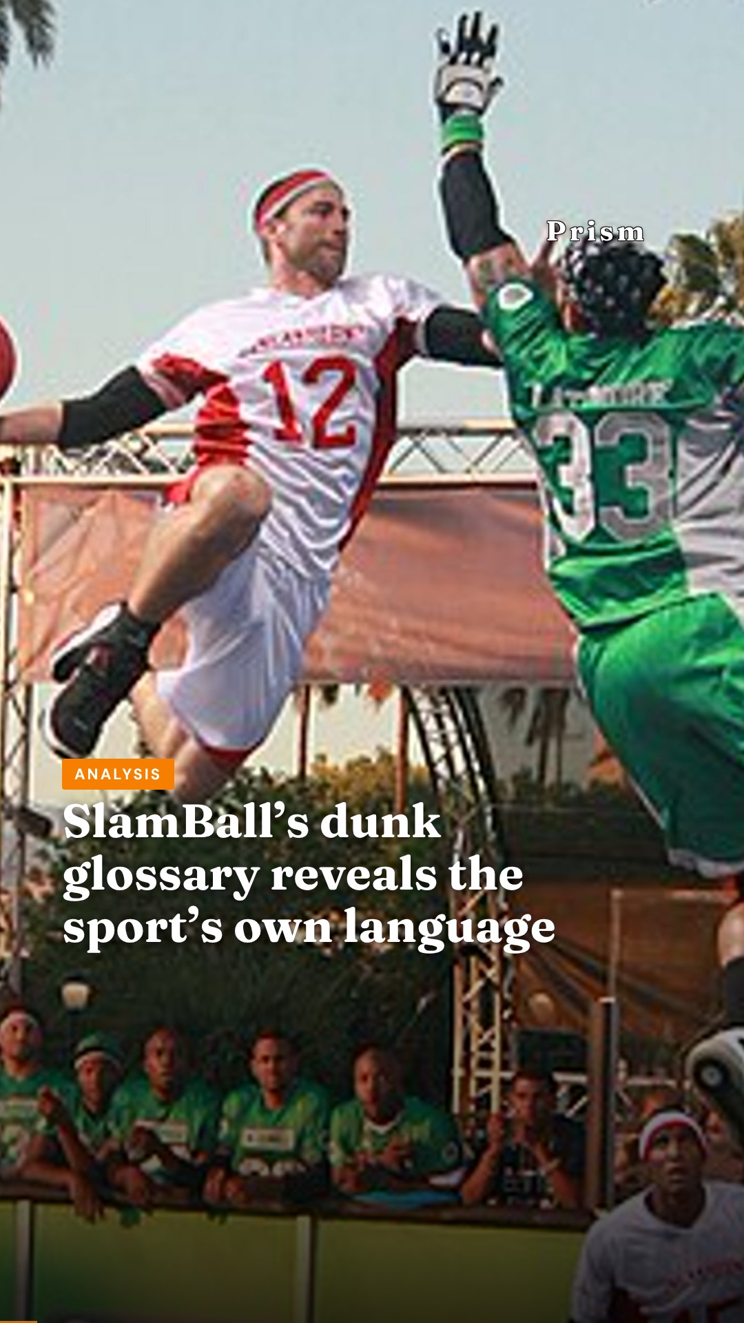 SlamBall’s dunk glossary reveals the sport’s own language