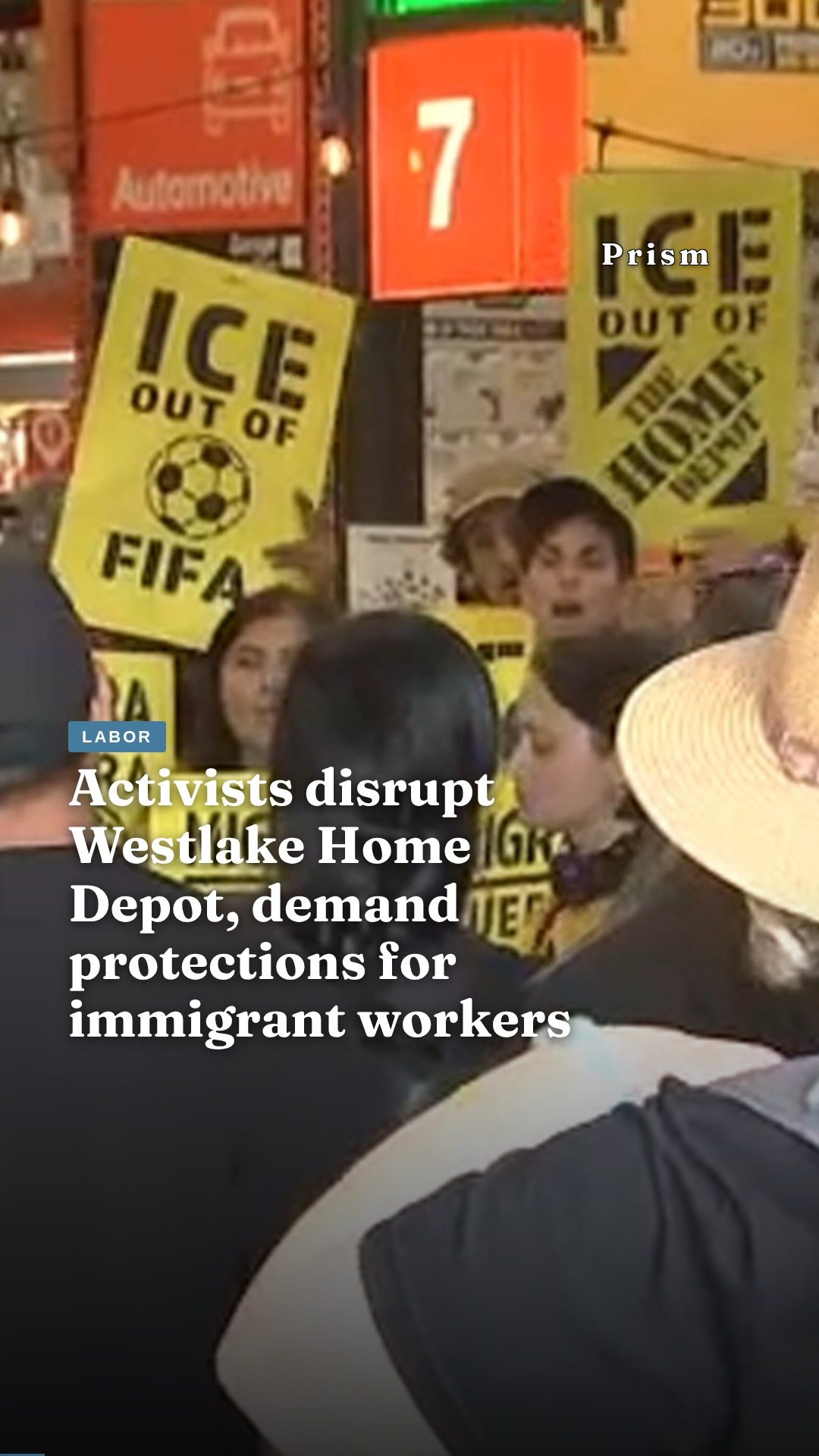 Activists disrupt Westlake Home Depot, demand protections for immigrant workers