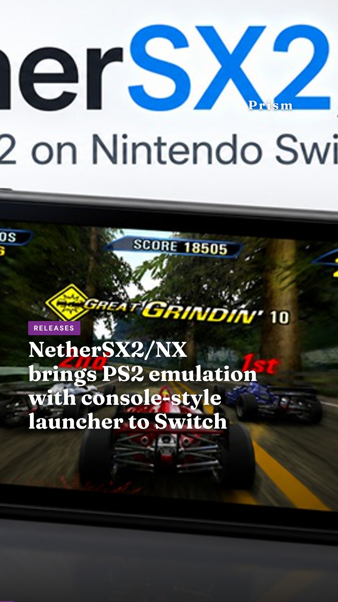 NetherSX2/NX brings PS2 emulation with console-style launcher to Switch