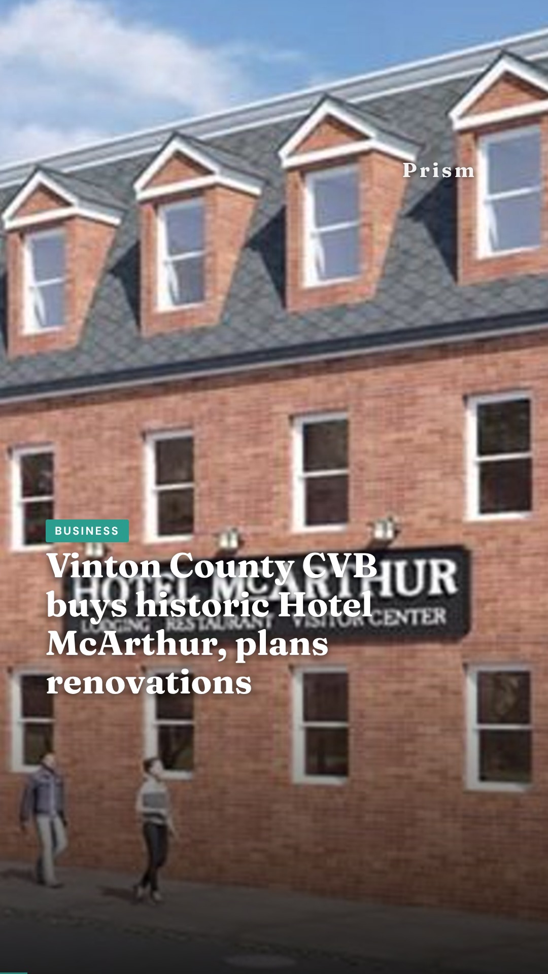 Vinton County CVB buys historic Hotel McArthur, plans renovations