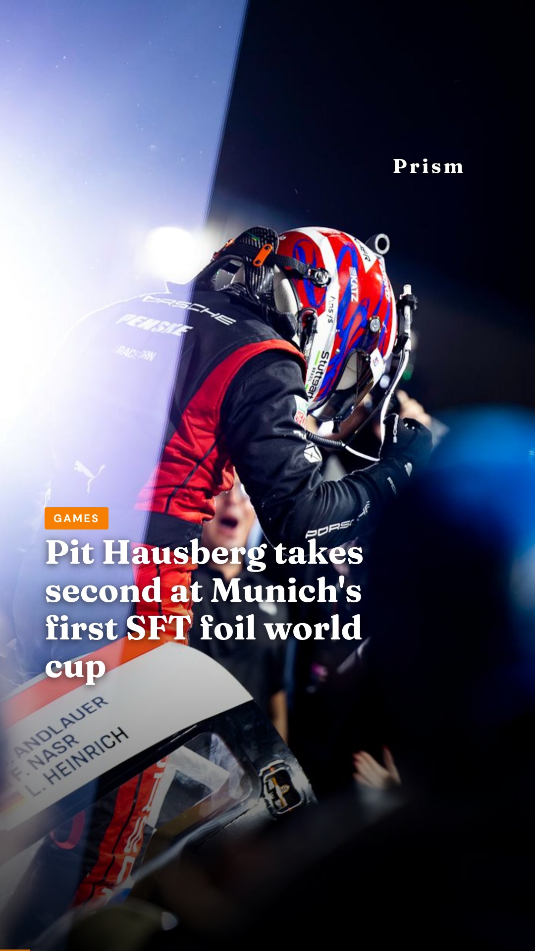 Pit Hausberg takes second at Munich's first SFT foil world cup
