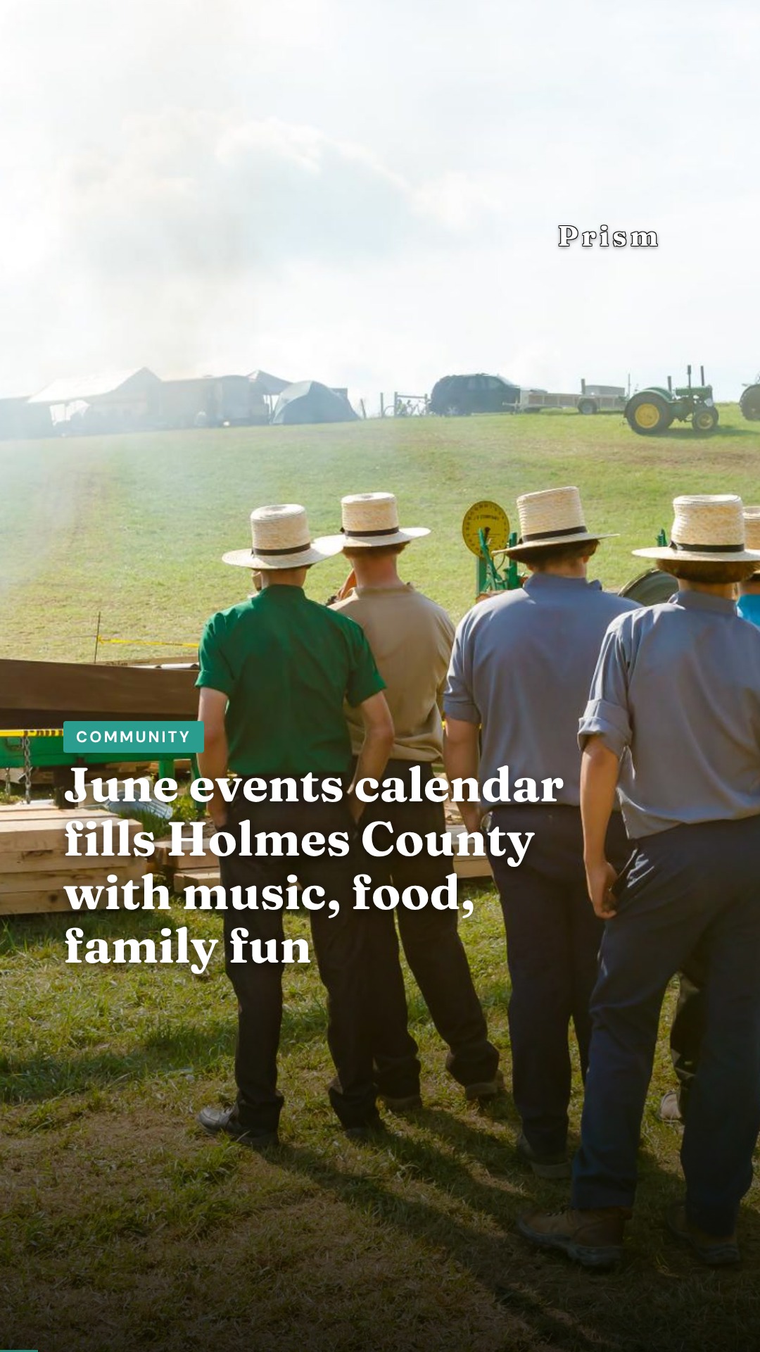 June events calendar fills Holmes County with music, food, family fun