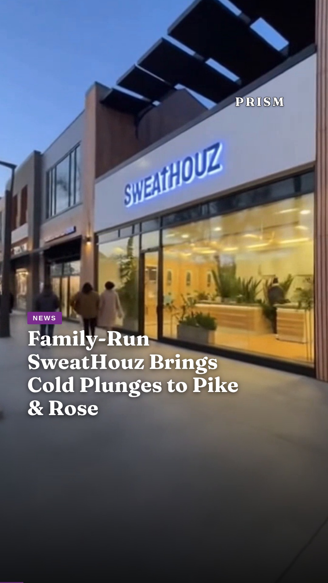 Family-Run SweatHouz Brings Cold Plunges to Pike & Rose