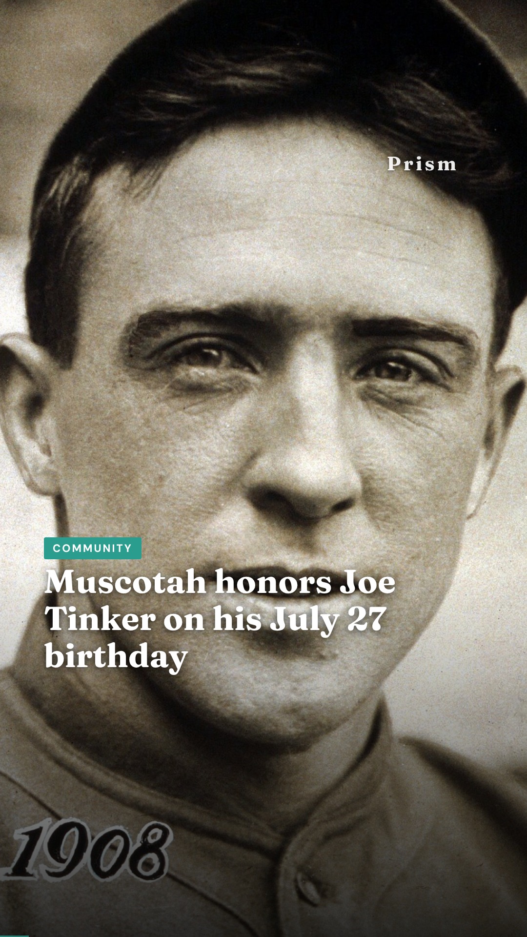 Muscotah honors Joe Tinker on his July 27 birthday