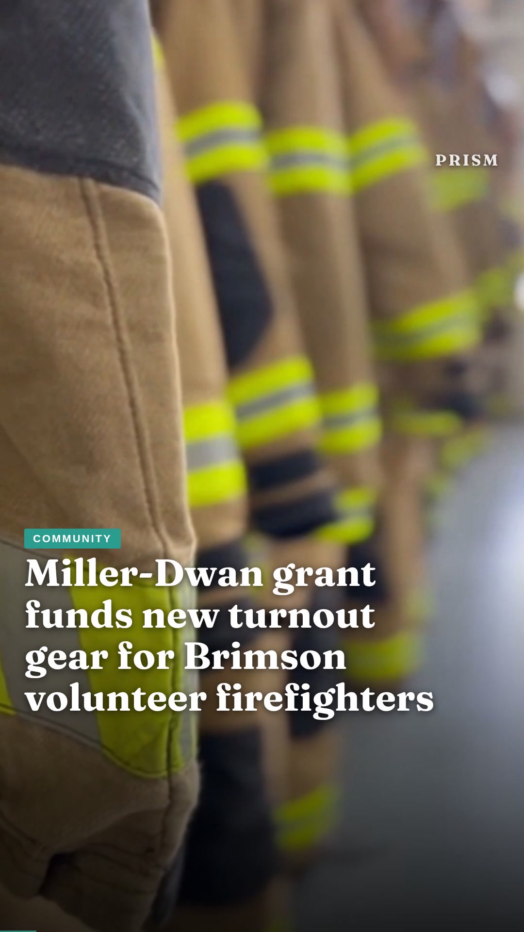 Miller-Dwan grant funds new turnout gear for Brimson volunteer firefighters