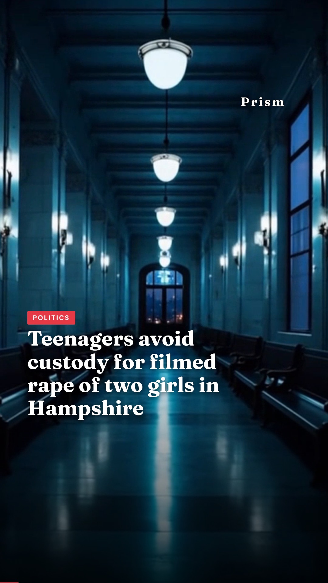 Teenagers avoid custody for filmed rape of two girls in Hampshire