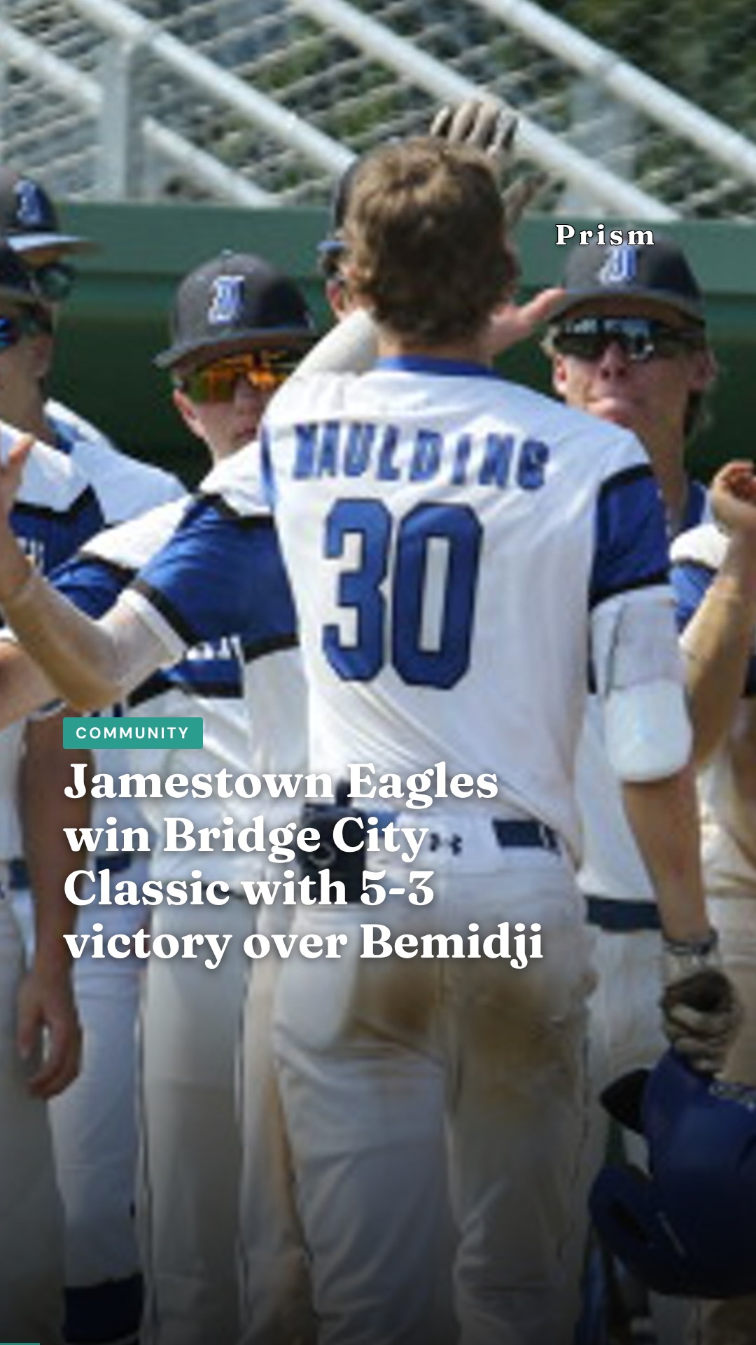 Jamestown Eagles win Bridge City Classic with 5-3 victory over Bemidji
