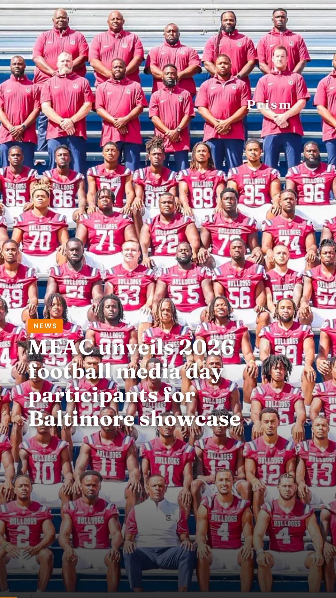 MEAC unveils 2026 football media day participants for Baltimore showcase