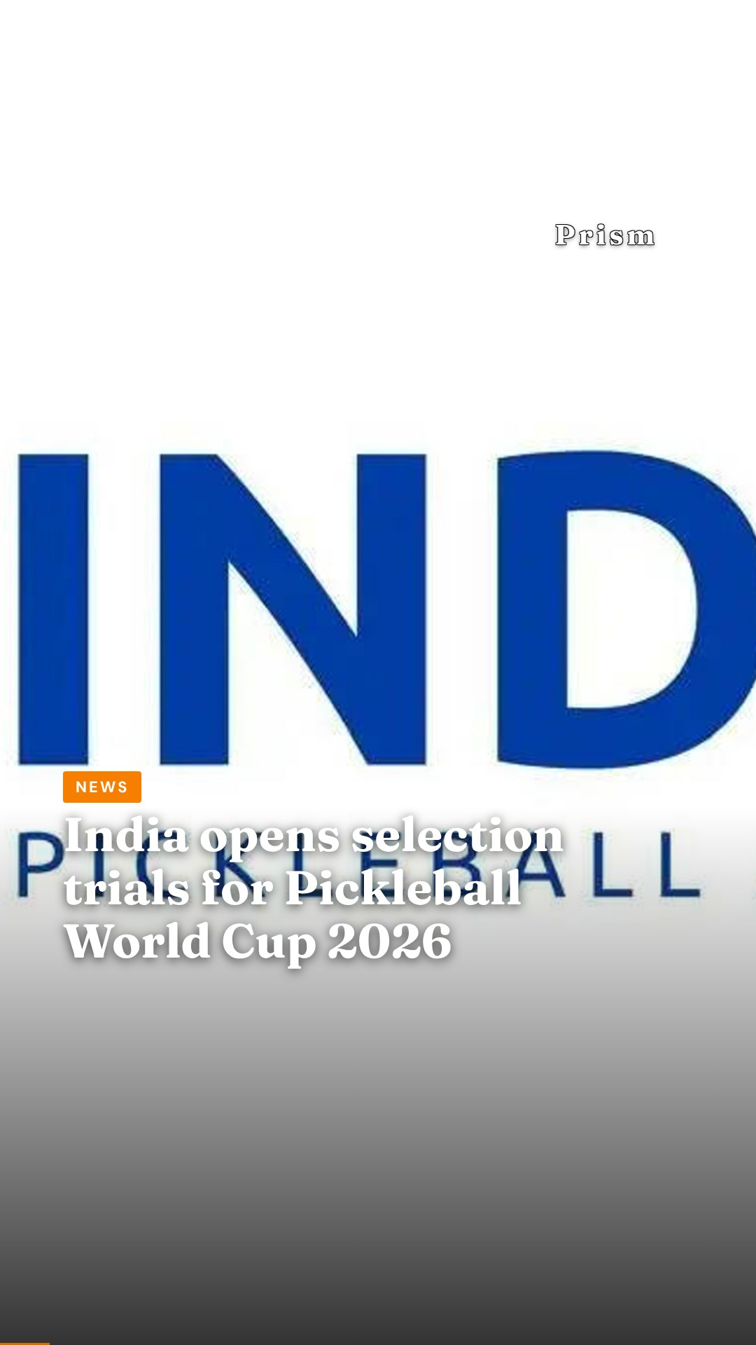 India opens selection trials for Pickleball World Cup 2026