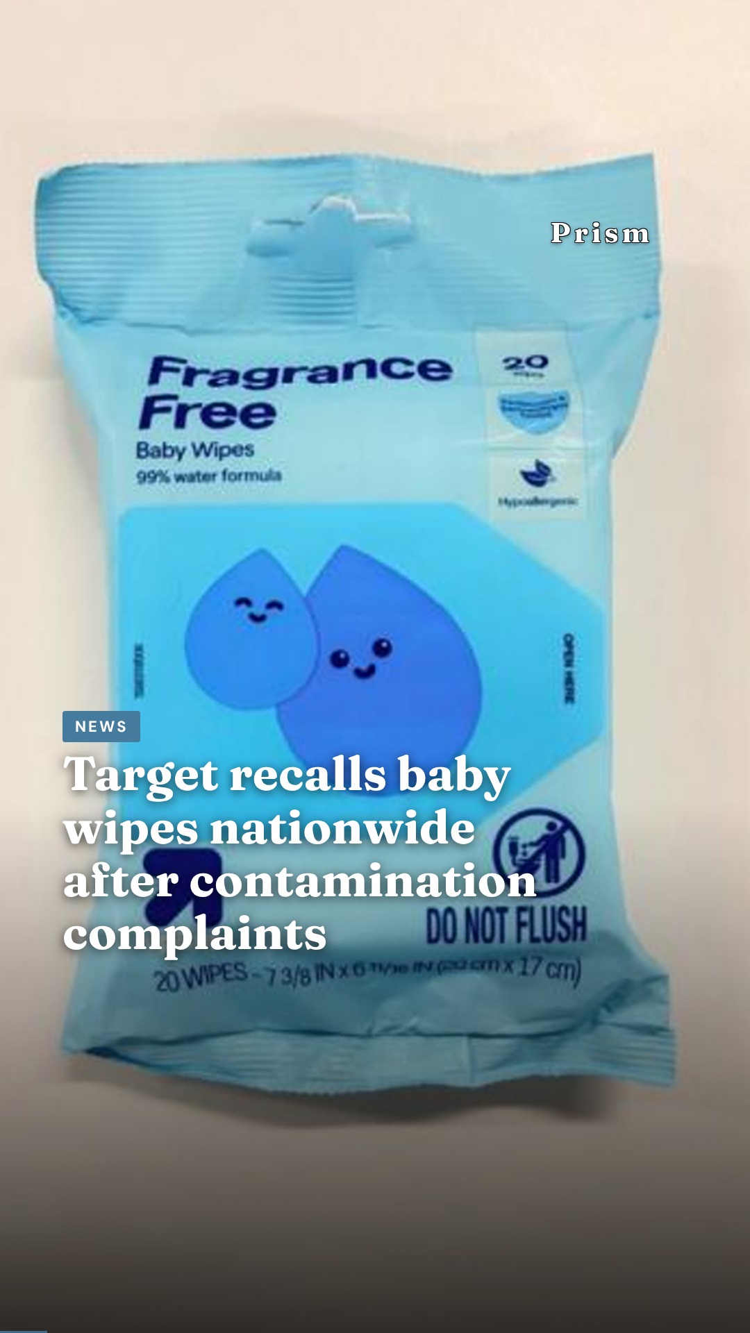 Target recalls baby wipes nationwide after contamination complaints