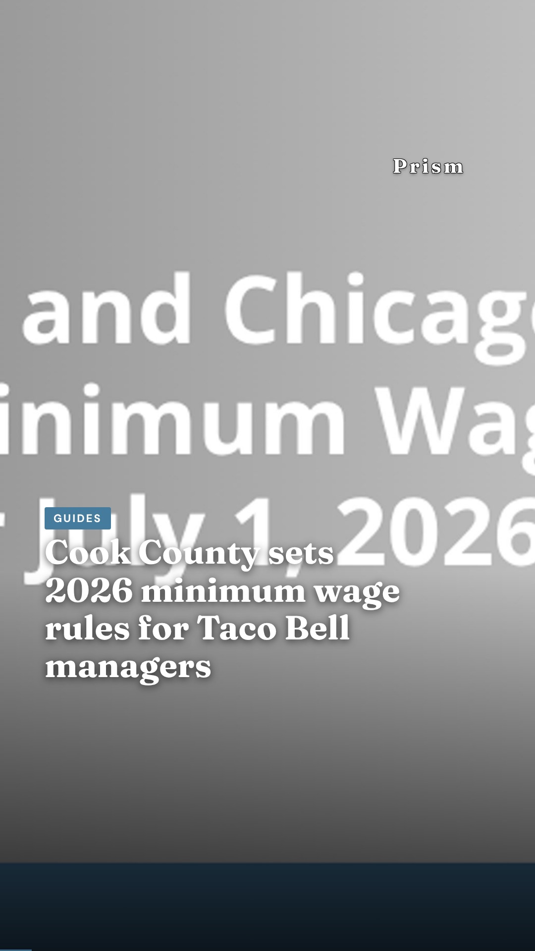 Cook County sets 2026 minimum wage rules for Taco Bell managers