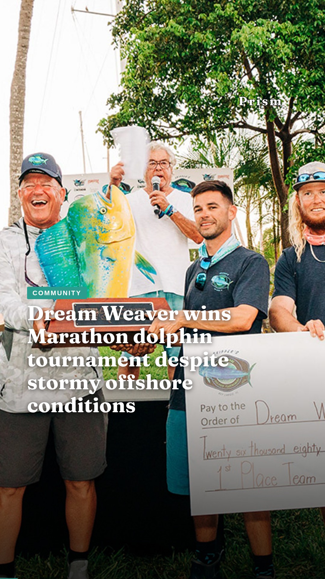 Dream Weaver wins Marathon dolphin tournament despite stormy offshore conditions