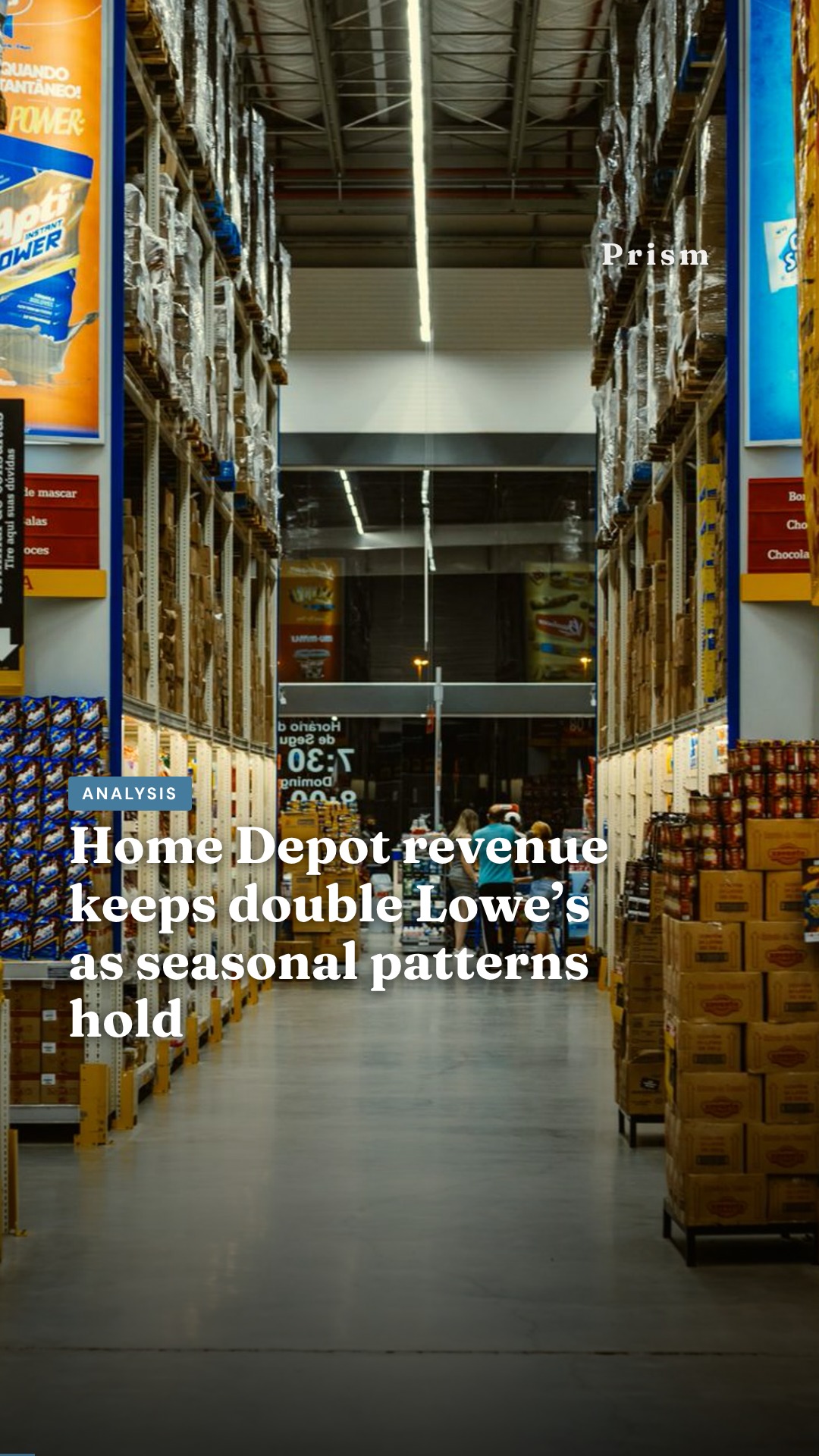 Home Depot revenue keeps double Lowe’s as seasonal patterns hold