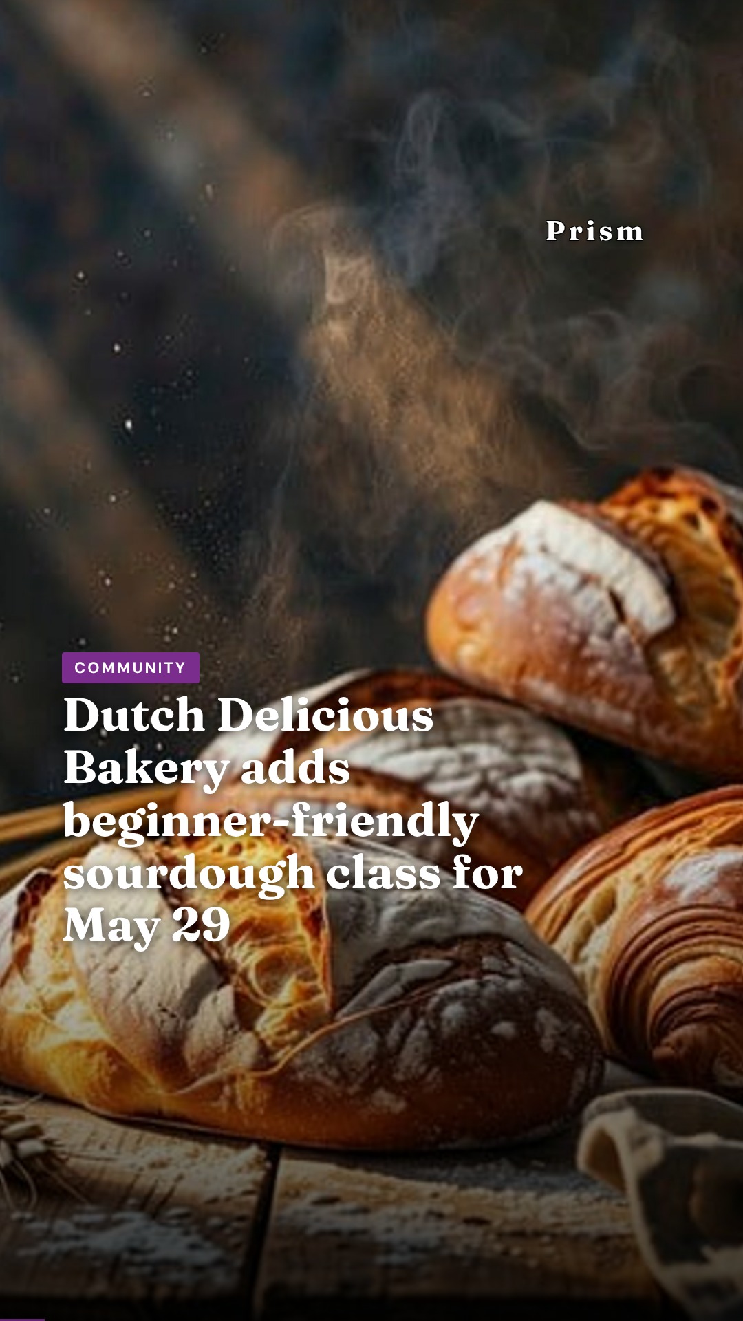 Dutch Delicious Bakery adds beginner-friendly sourdough class for May 29