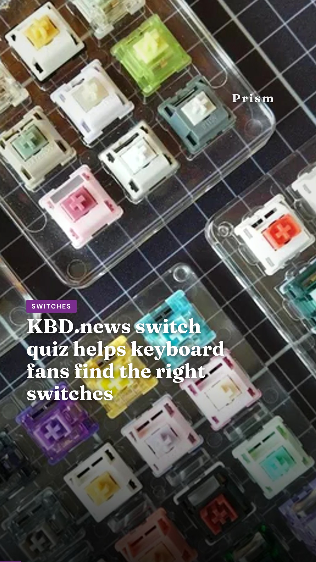 KBD.news switch quiz helps keyboard fans find the right switches