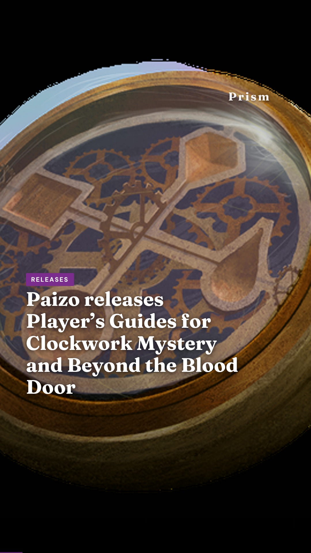 Paizo releases Player’s Guides for Clockwork Mystery and Beyond the Blood Door