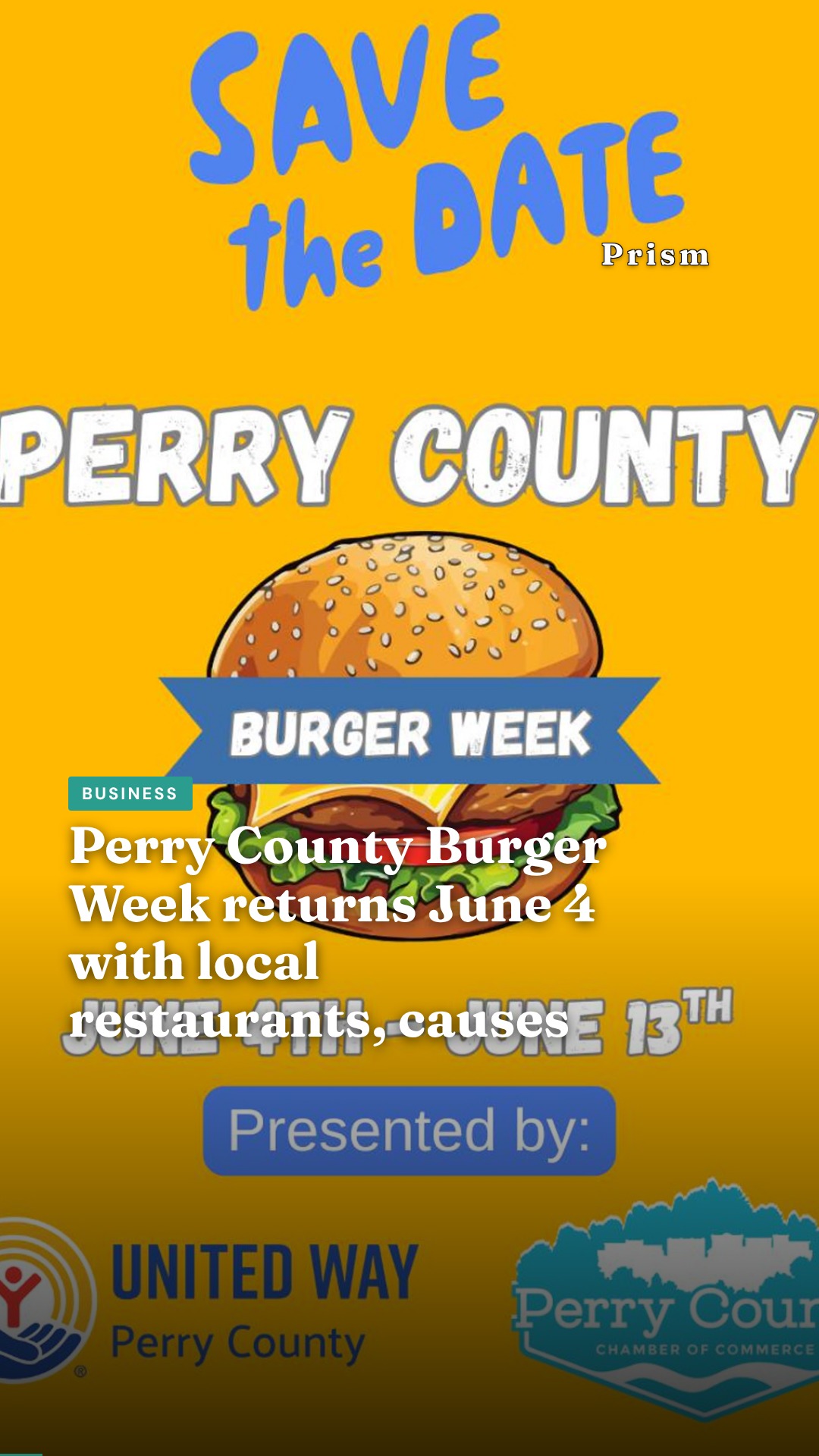 Perry County Burger Week returns June 4 with local restaurants, causes