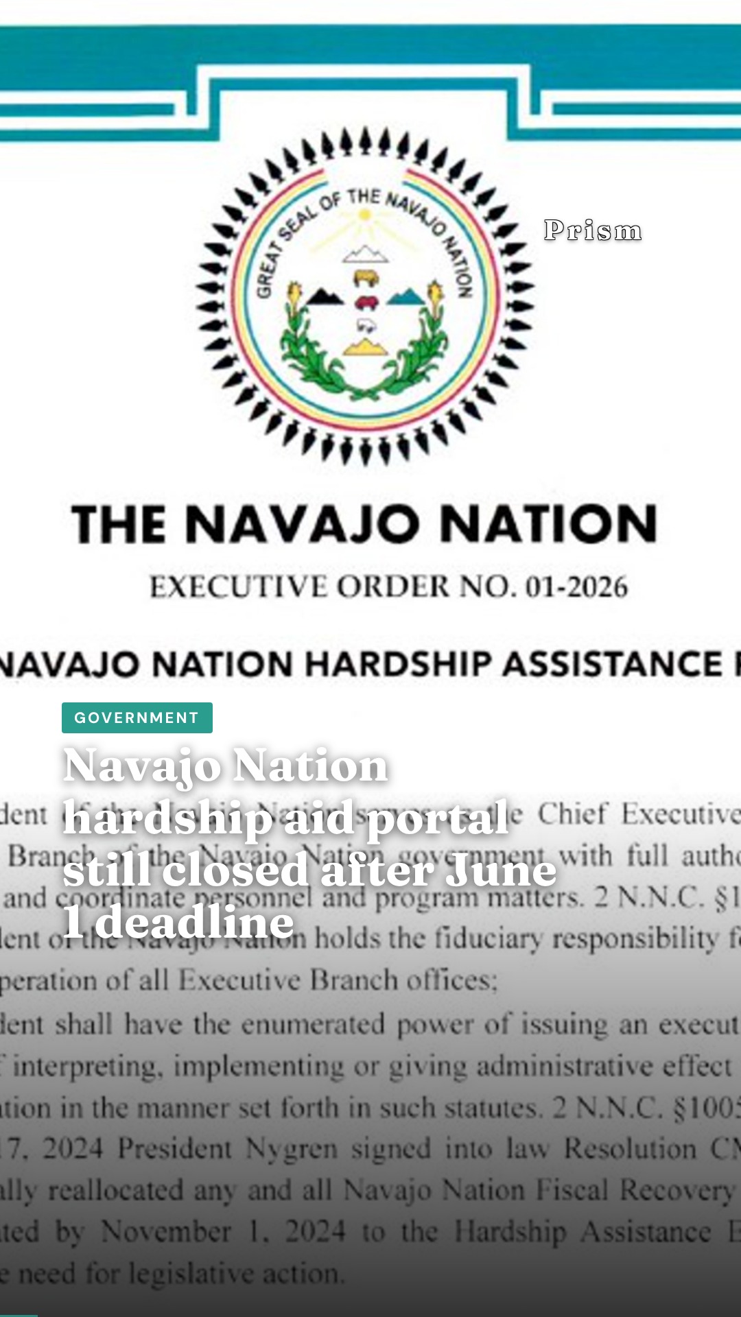 Navajo Nation hardship aid portal still closed after June 1 deadline