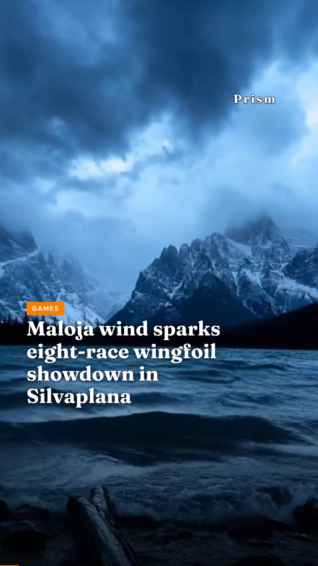 Maloja wind sparks eight-race wingfoil showdown in Silvaplana