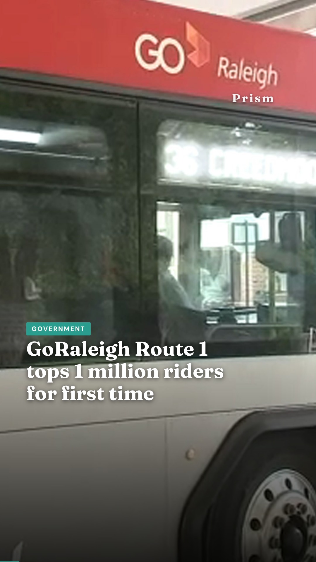 GoRaleigh Route 1 tops 1 million riders for first time