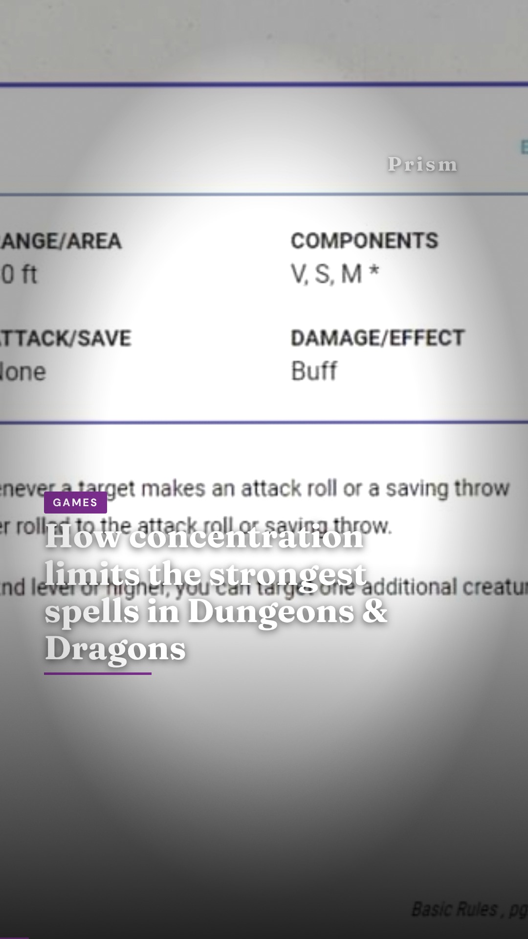 How concentration limits the strongest spells in Dungeons & Dragons