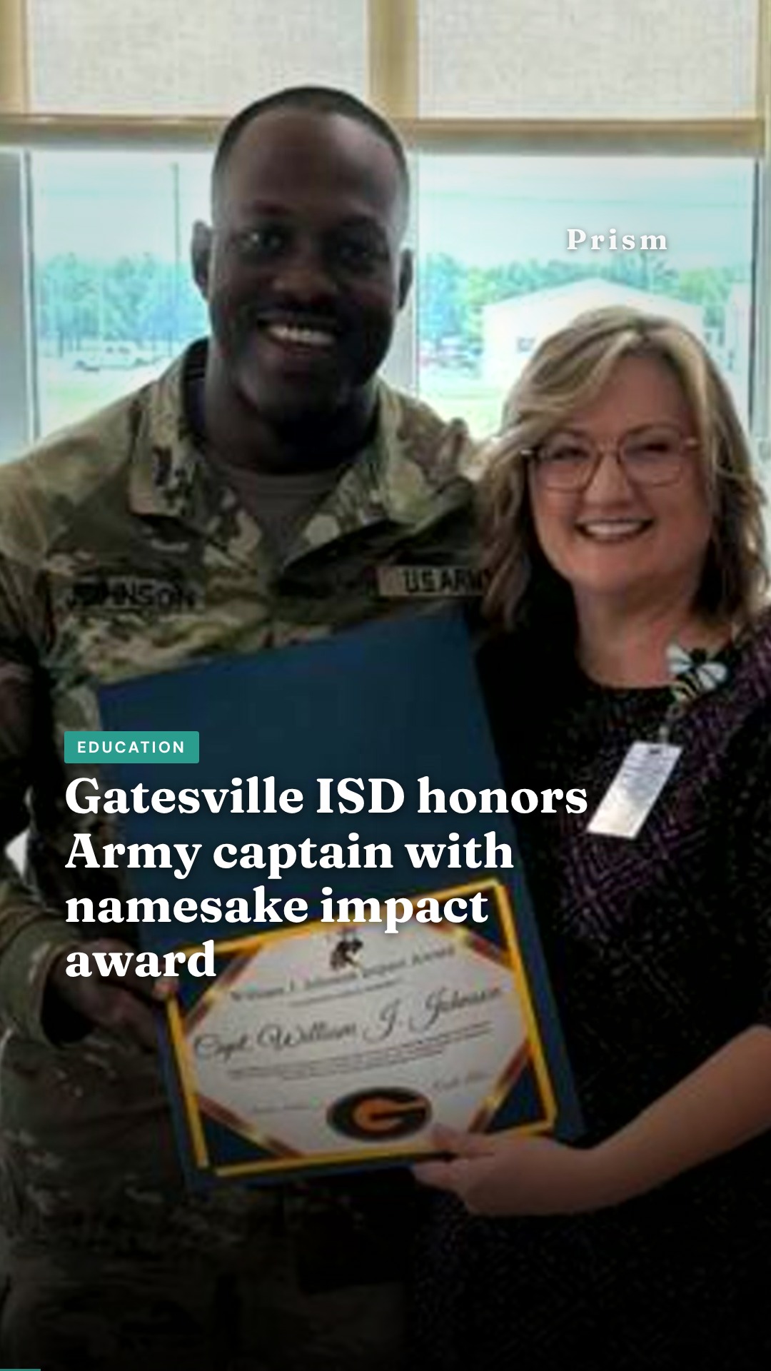 Gatesville ISD honors Army captain with namesake impact award