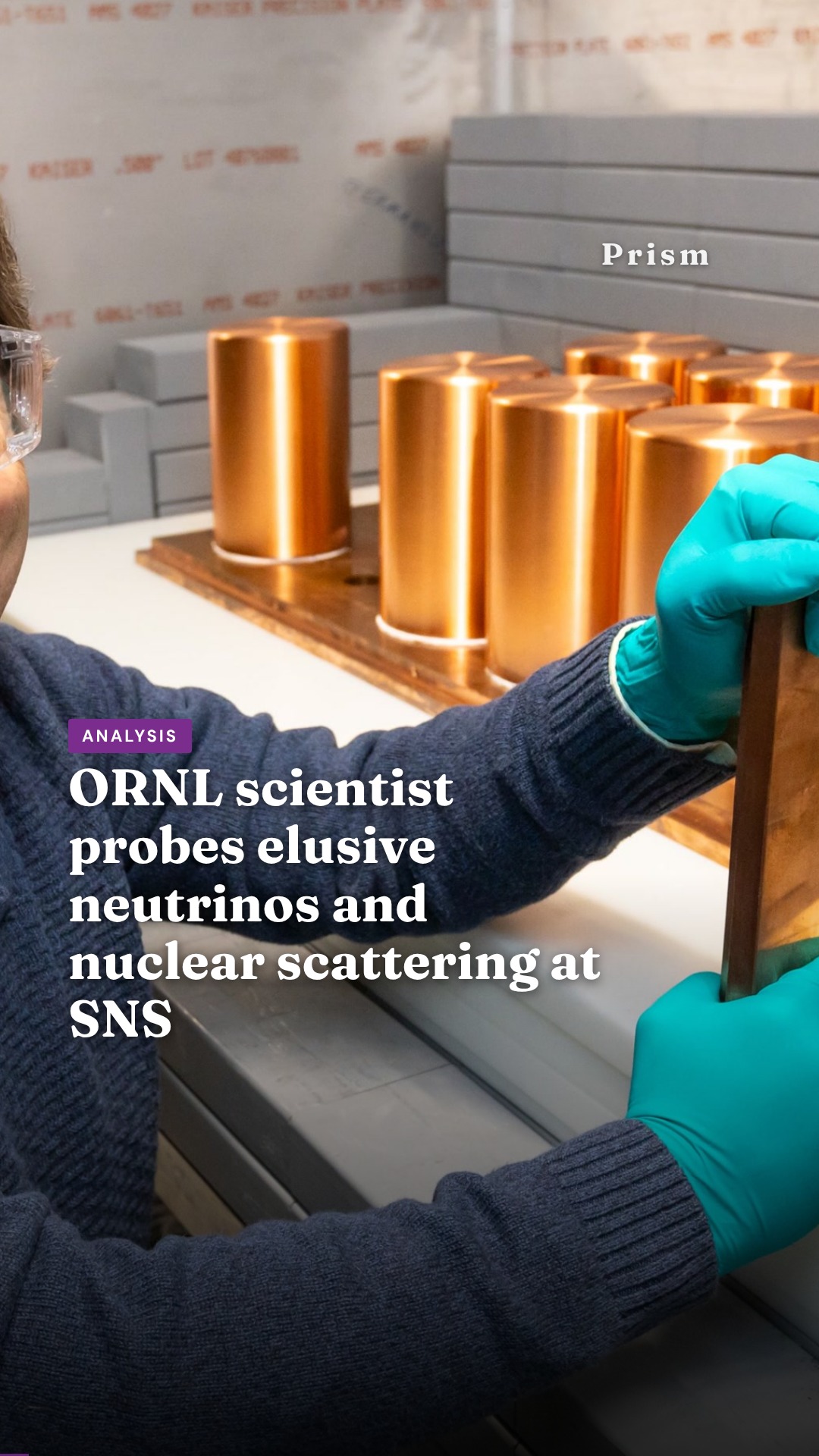 ORNL scientist probes elusive neutrinos and nuclear scattering at SNS