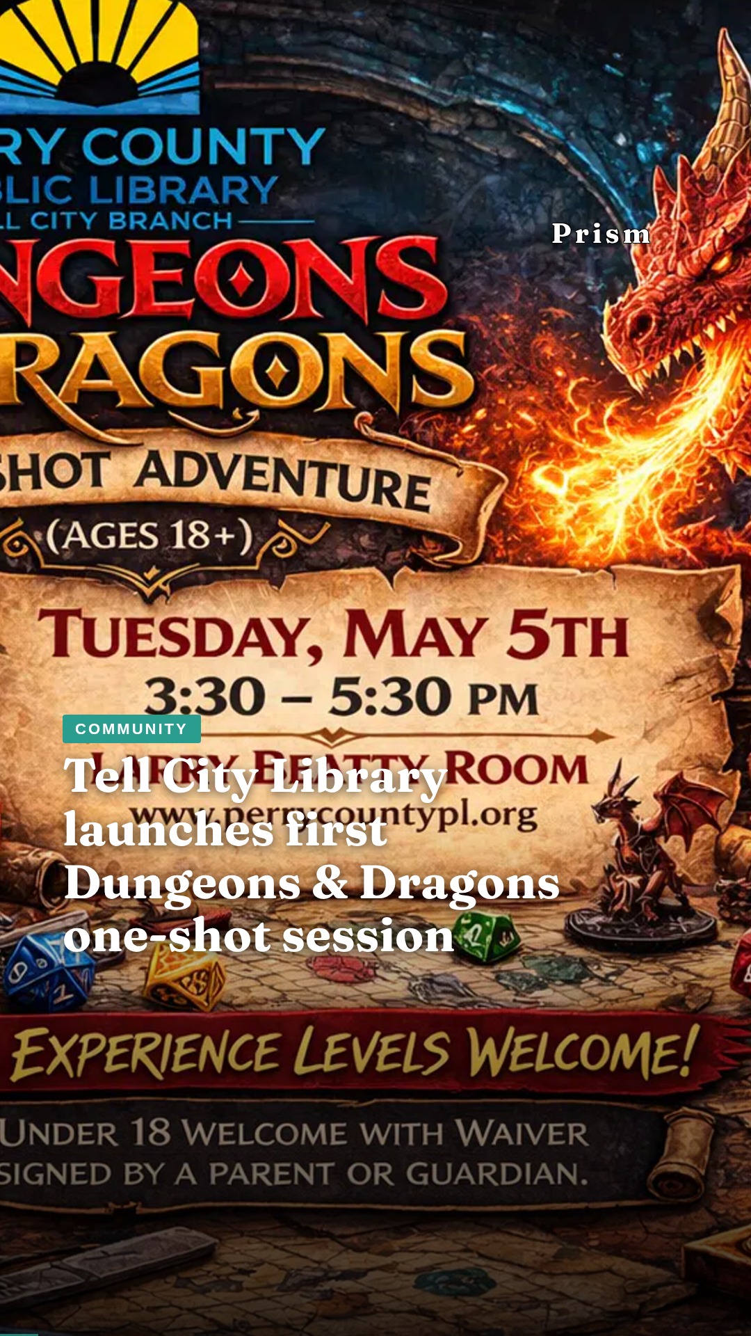 Tell City Library launches first Dungeons & Dragons one-shot session