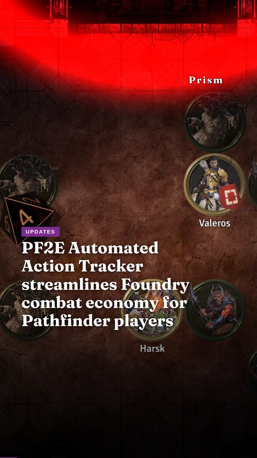 PF2E Automated Action Tracker streamlines Foundry combat economy for Pathfinder players